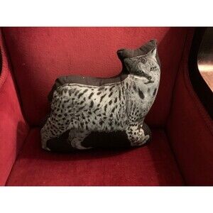 Fauna × Salvör Series One Wild Cat Pillow Serval Jaguar Style Areaware Brooklyn